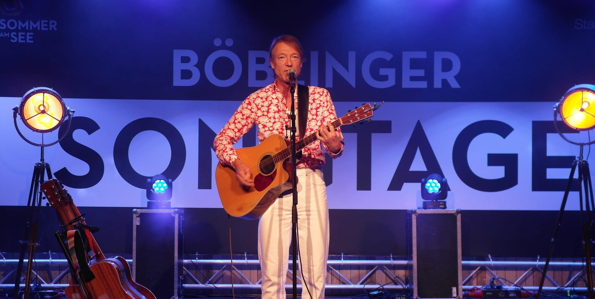 So sieht ein Stargast aus: Jochen Distelmeyer, einstiger Kopf und Sänger der Hamburger-Schule-Band „Blumfeld“, bei den Böblinger Songtagen.