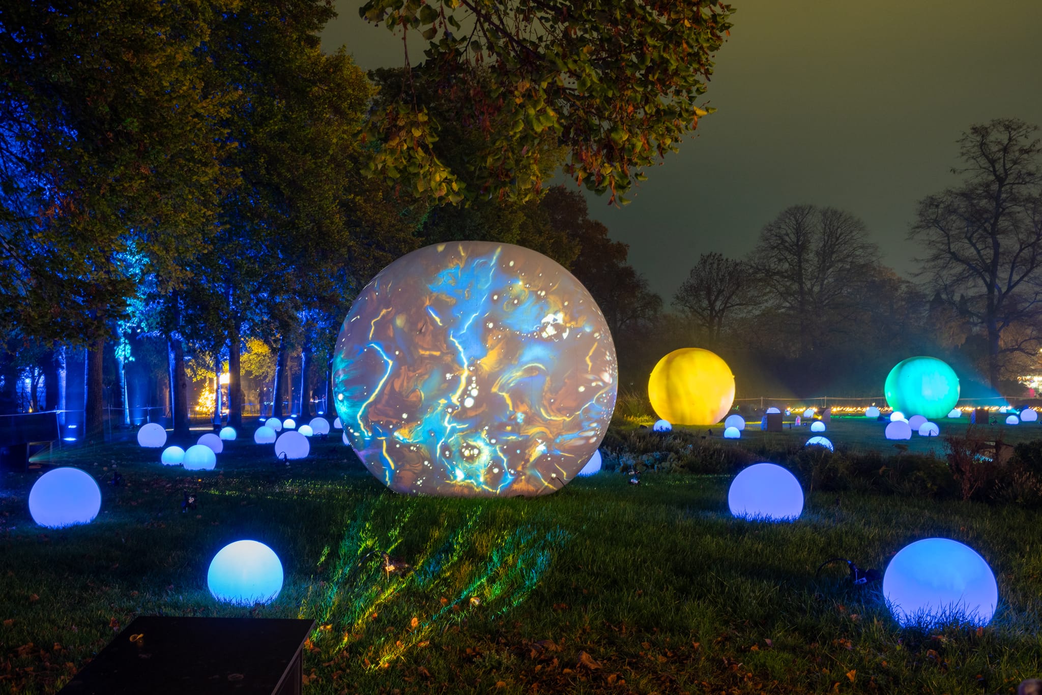 Lichtinstallation.