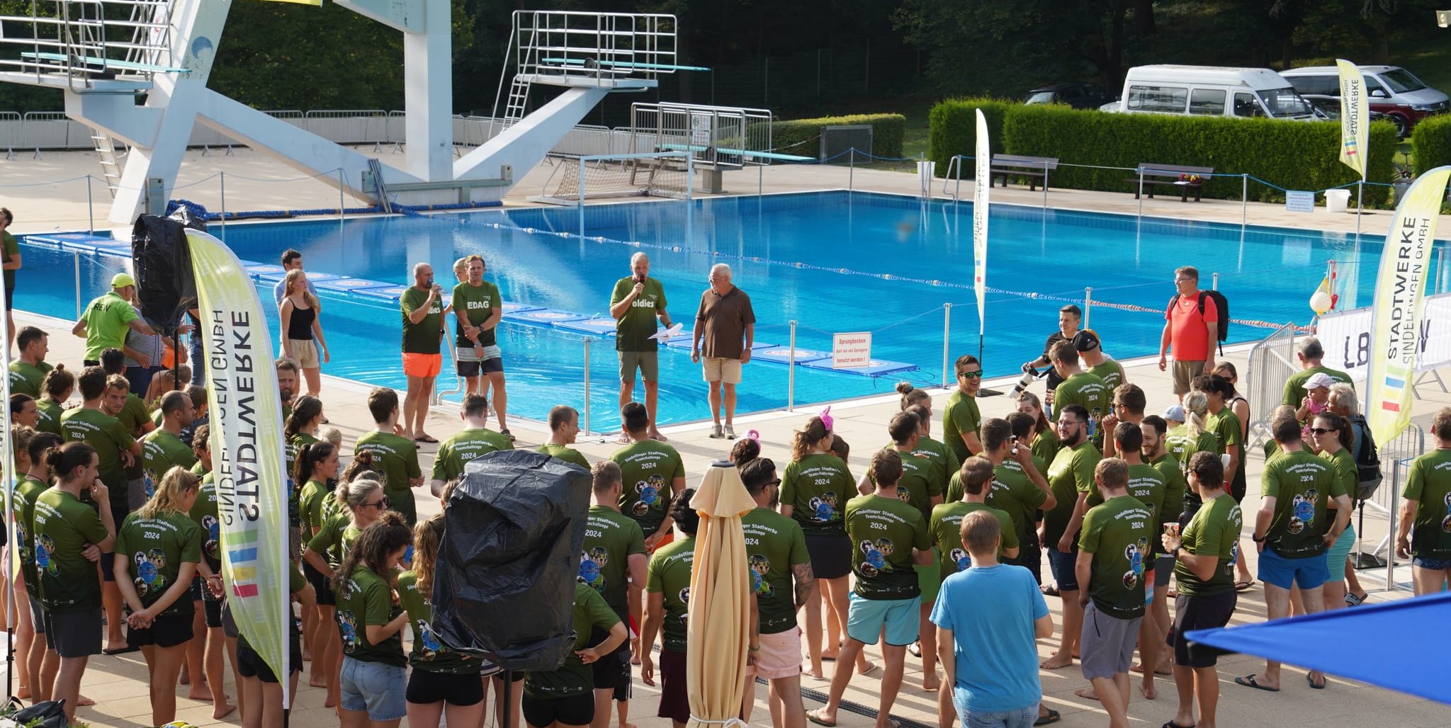 Stadtwerke Teamchallenge im Freibad