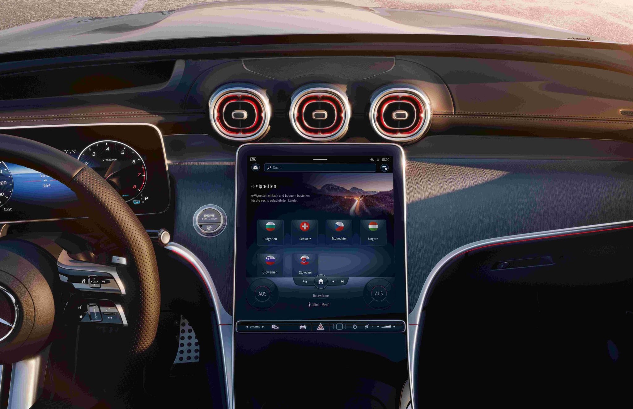 Die hauseigene Bezahllösung Mercedes Pay ermöglicht eine sichere digitale Bezahlung.