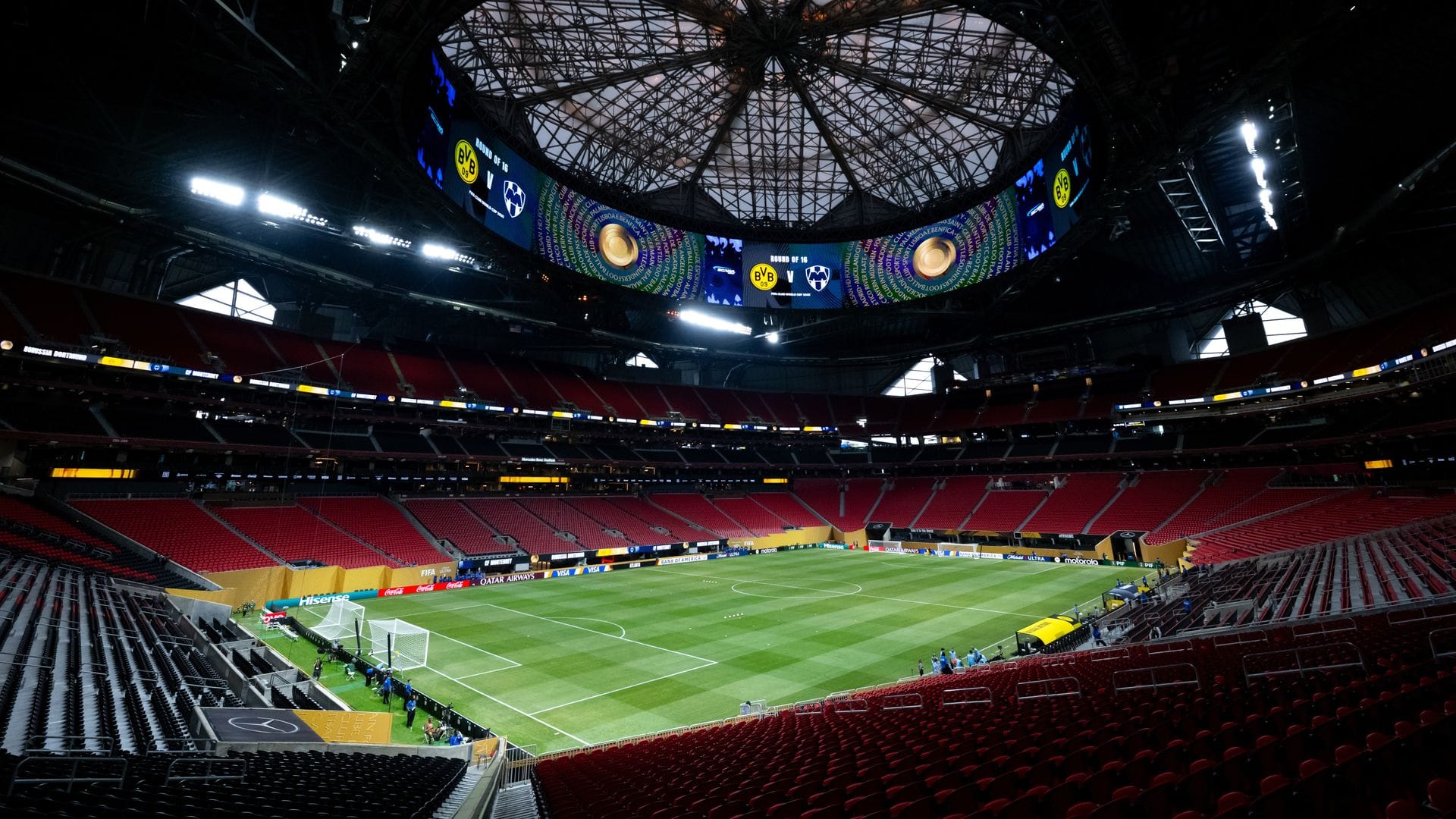 Das Mercedes-Benz Stadium in Atlanta ist voll klimatisiert. (Archivbild)