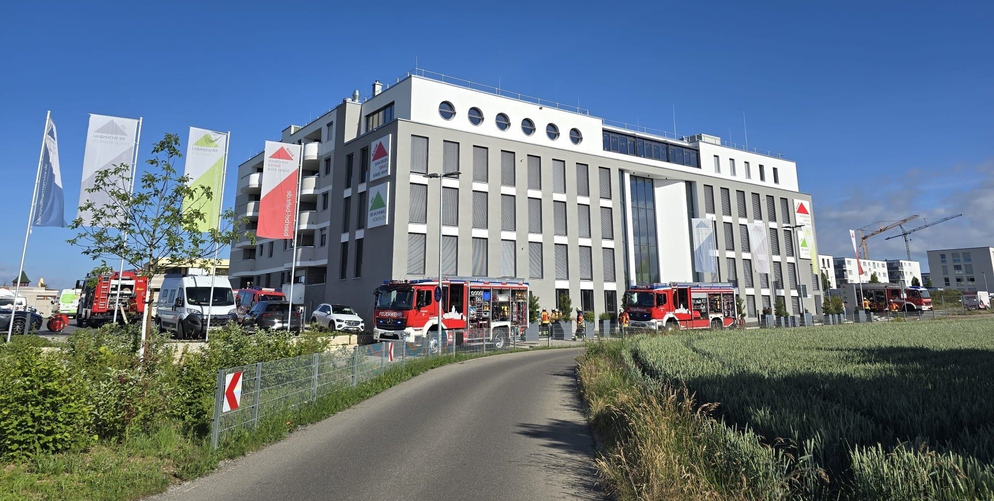 Damit die Abläufe im Ernstfall sitzen, sind Übungen wie hier in einer Tiefgarage eines Firmemgebäudes in Holzgerlingen wichtig.
