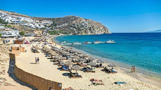 Zurück zur Natur: Elia-Strand auf der Insel Mykonos