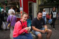 Party pur: Die ABBA-Tribute-Band lieferte das glänzende Finale von Sindelfingen rockt.