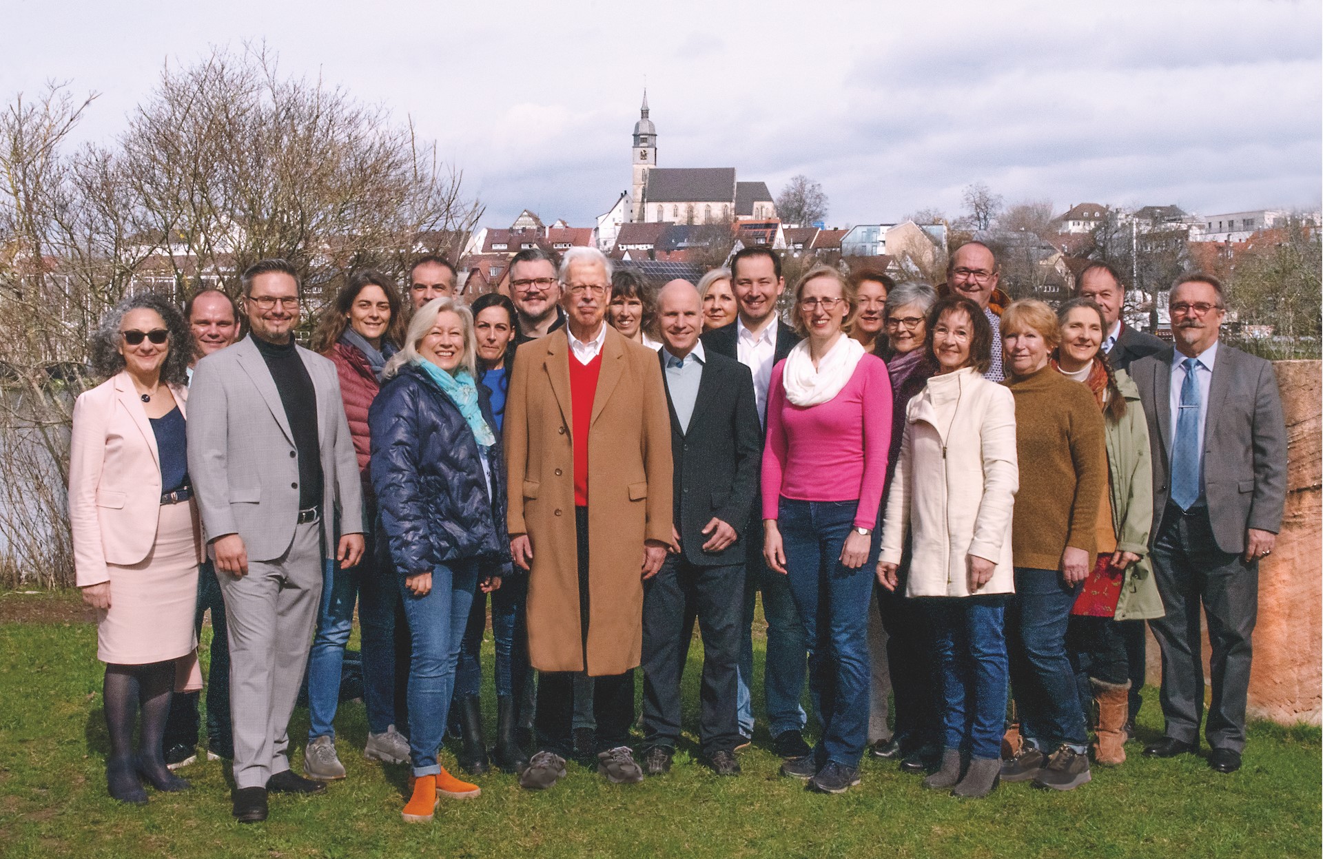 Das sind die Kandidaten der „Bürger für Böblingen“. In der Mitte: Dr. Willi-Reinhart Braumann.