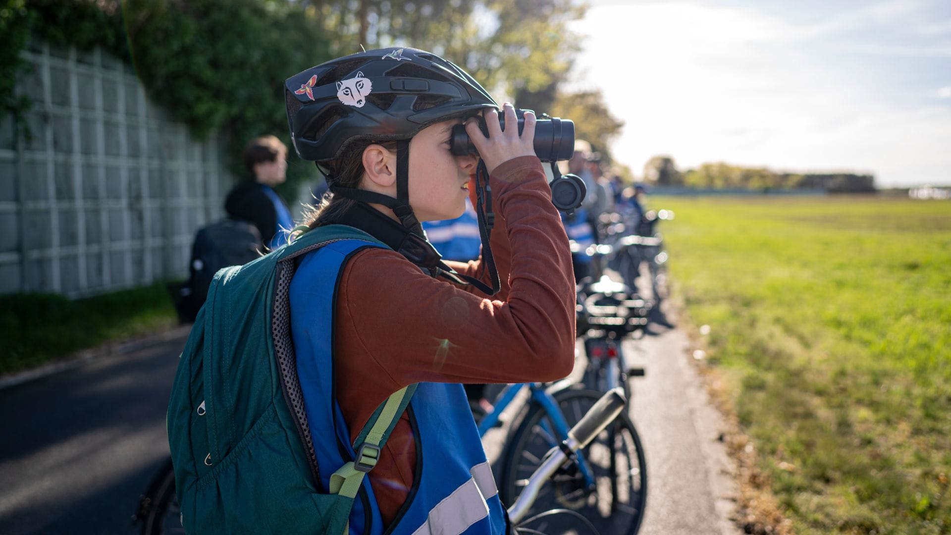 Ole steht fürs Birding manchmal sehr früh auf.