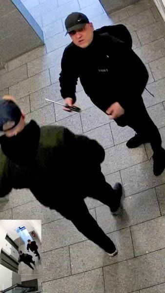 Eines der Fotos der Überwachungskamera von den Tätern.