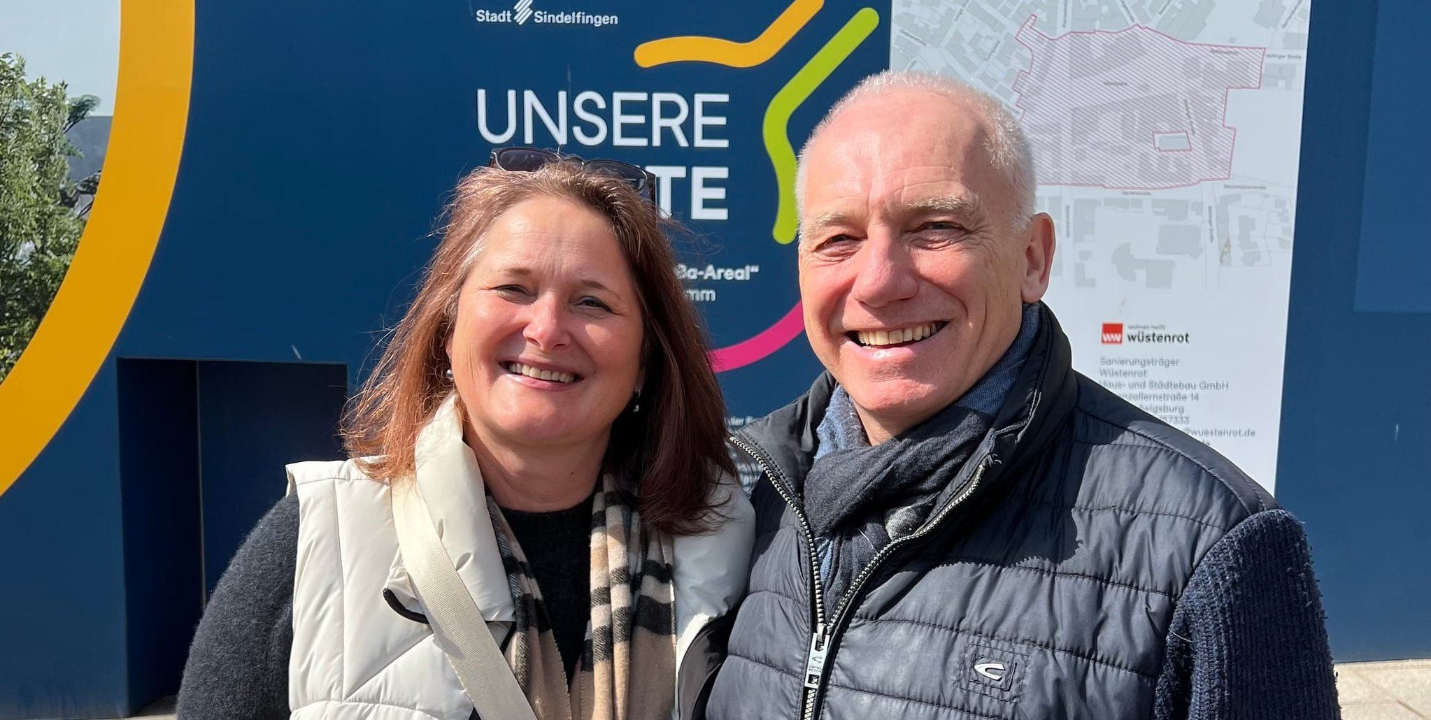 Britta Barmé und Peter Herrmann.