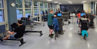 Früh am Morgen ist was los auf der Trainingsfläche.