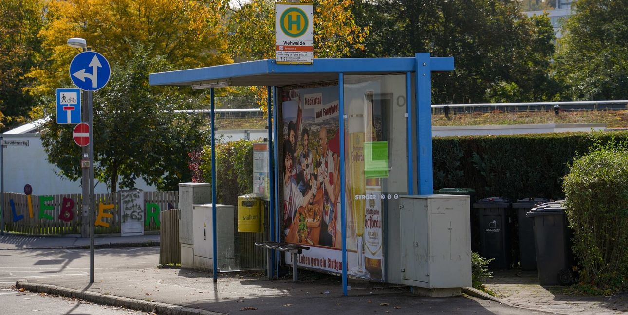 Die Haltestelle "Viehweide" wird seit Oktober 2024 nicht mehr von der Buslinie 706 bedient.