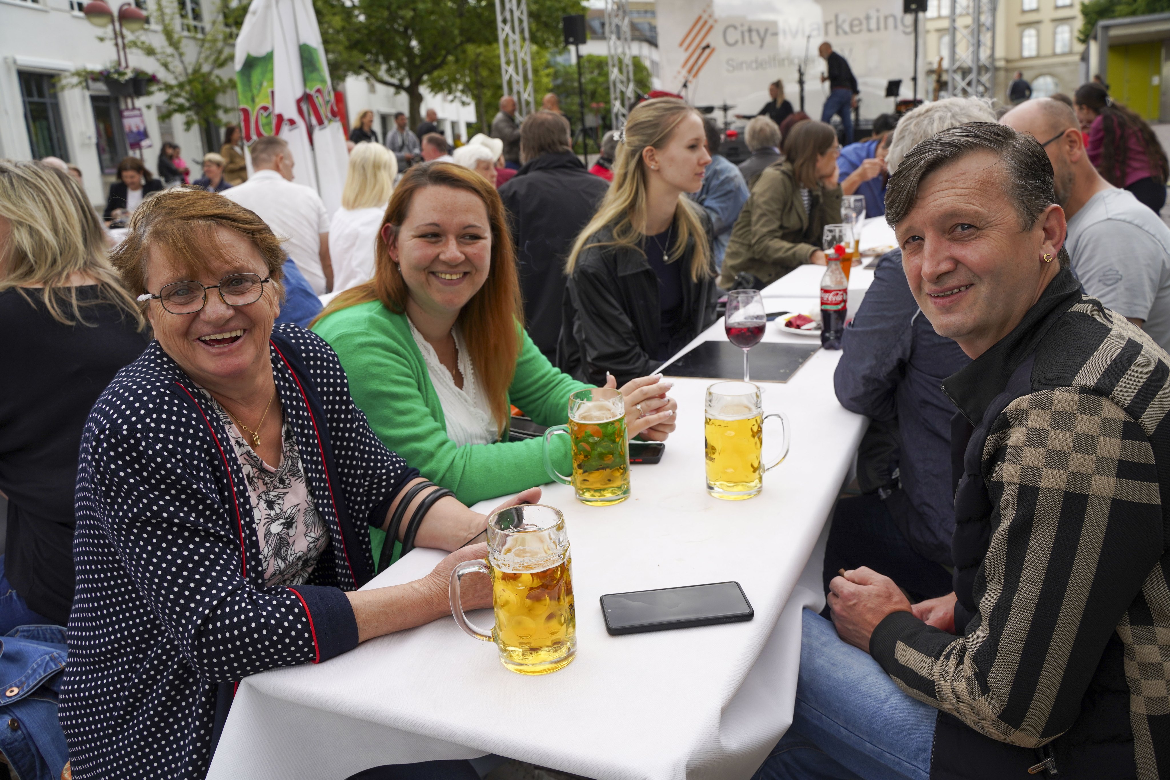 Beste Stimmung zum Schlemmermarkt-Auftakt.