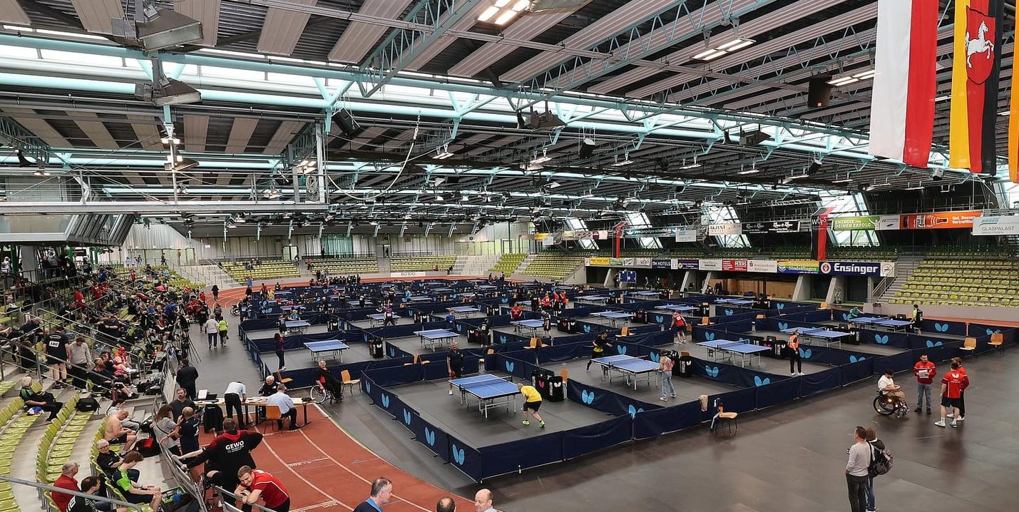 Der Glaspalast wird zur deutschen Tischtennis-Zentrale.