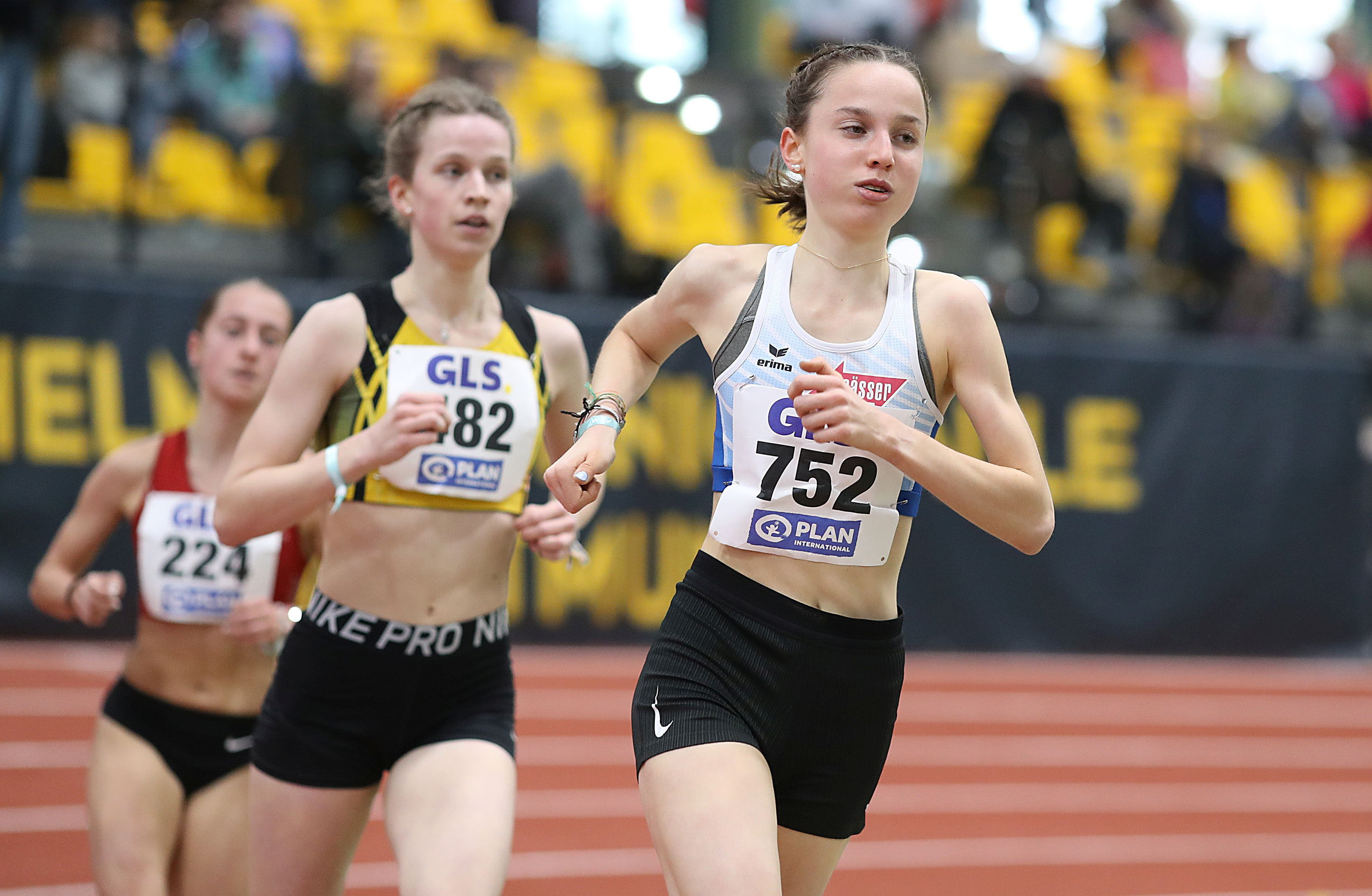 Emily Junginger lief über die 3000 Meter auf Platz zwei. Bild: Görlitz