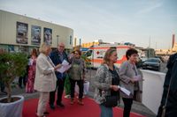 Gute Laune beim Benefizkonzert im Zirkuszelt.