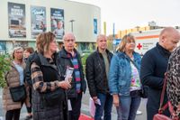 Gute Laune beim Benefizkonzert im Zirkuszelt.