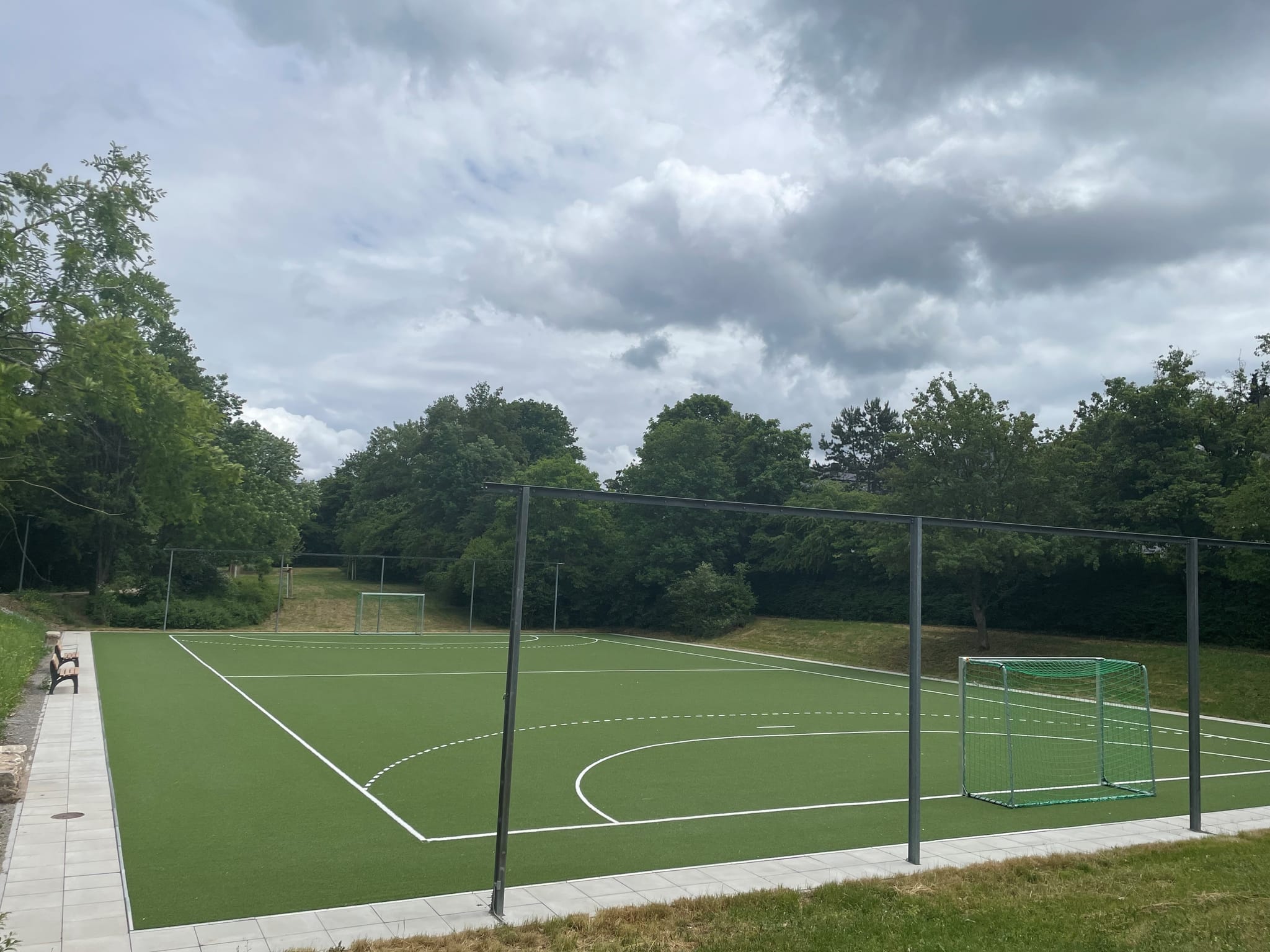Das kleine Spielfeld.