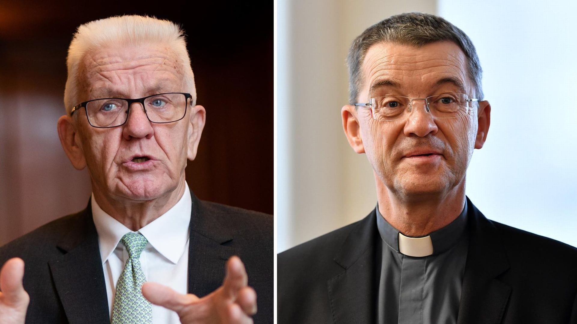 Unter anderem Ministerpräsident Winfried Kretschmann und Klaus Krämer, Bischof der Diözese Rottenburg-Stuttgart, gratulierten Papst Leo XIV. nach dessen Wahl.