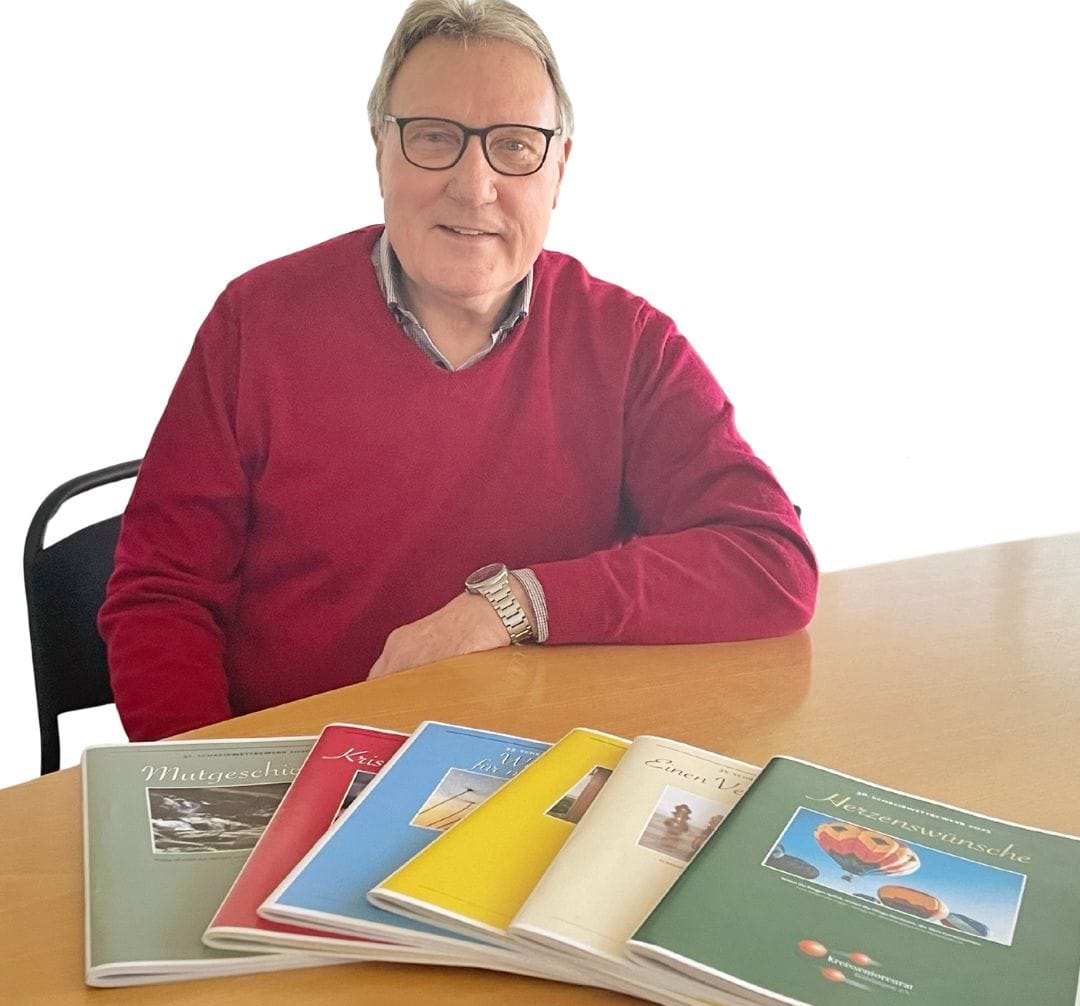 Peter Renelt organisiert den Schreibwettbewerb des Kreisseniorenrats.