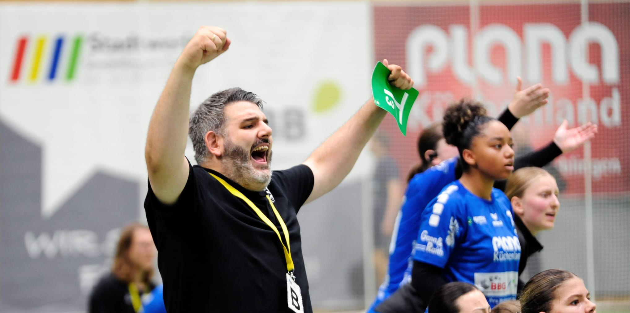 Nichts für schwache Nerven: Trainer Mischa Herok ging in der Partie bei der HSG Bargau/Bettringen durch ein Wechselbad der Gefühle.