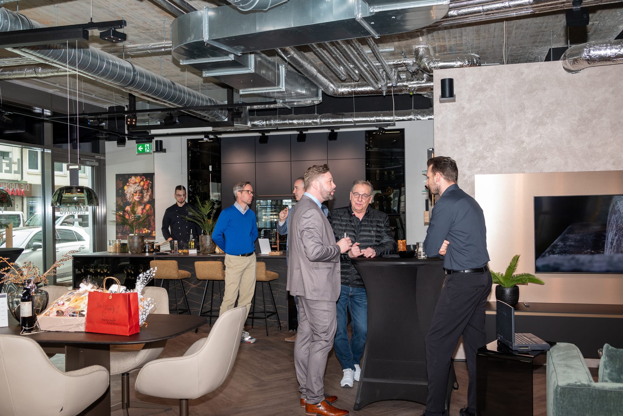 Blick in den neuen Standort von Interieur Steinle am Sindelfinger Marktplatz.