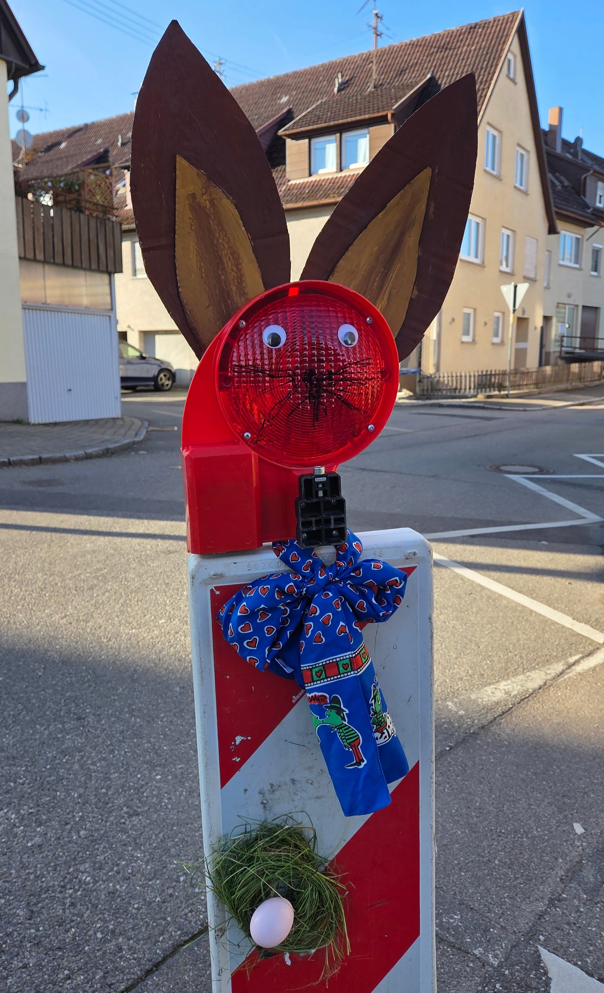 Die Oster-Warnbake in Magstadt. 	Bild: Klemm