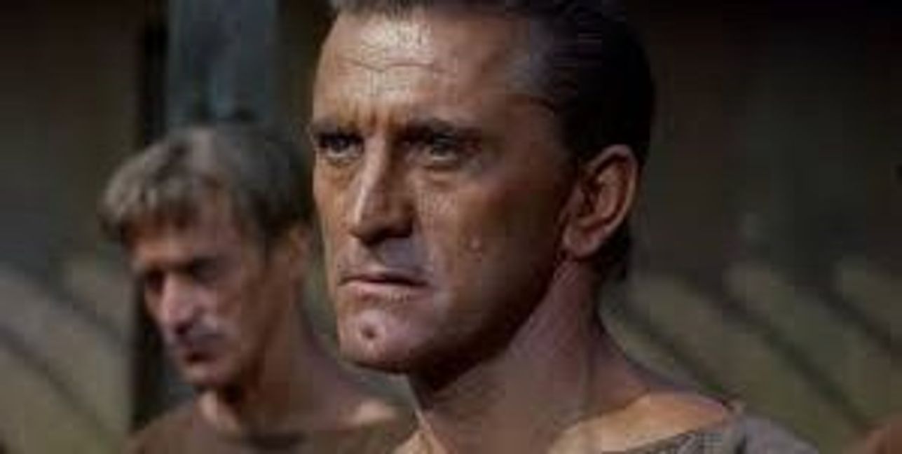 Verzweifelt und entschlossen: Kirk Douglas ist „Spartacus“.