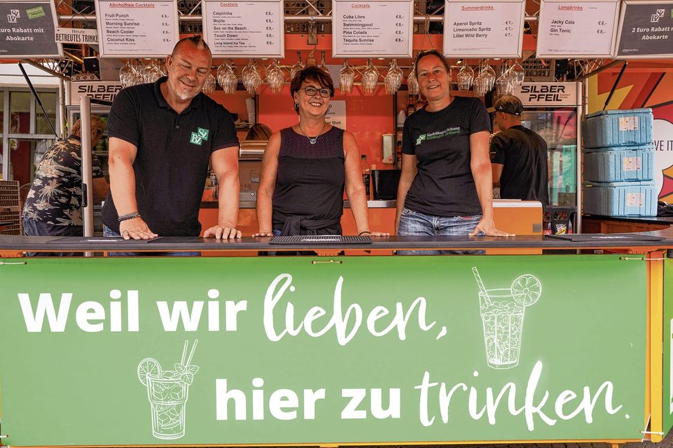 Gute Laune beim Team der SZ/BZ-Wunderbar.