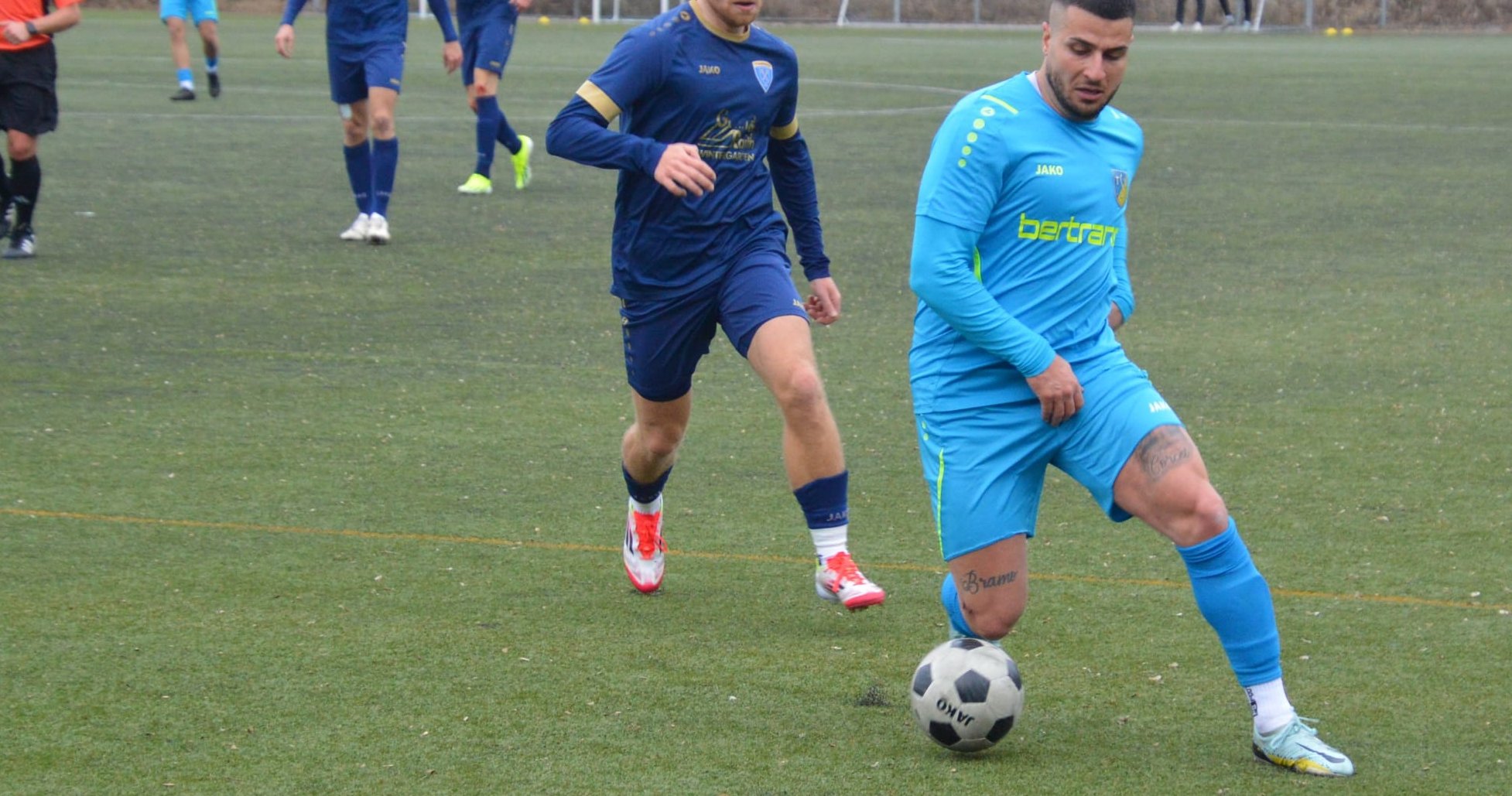 Ehningens Kapitän Marcel Berberoglu erzielte in der Schlussminute das 1:1 in Waldstetten.