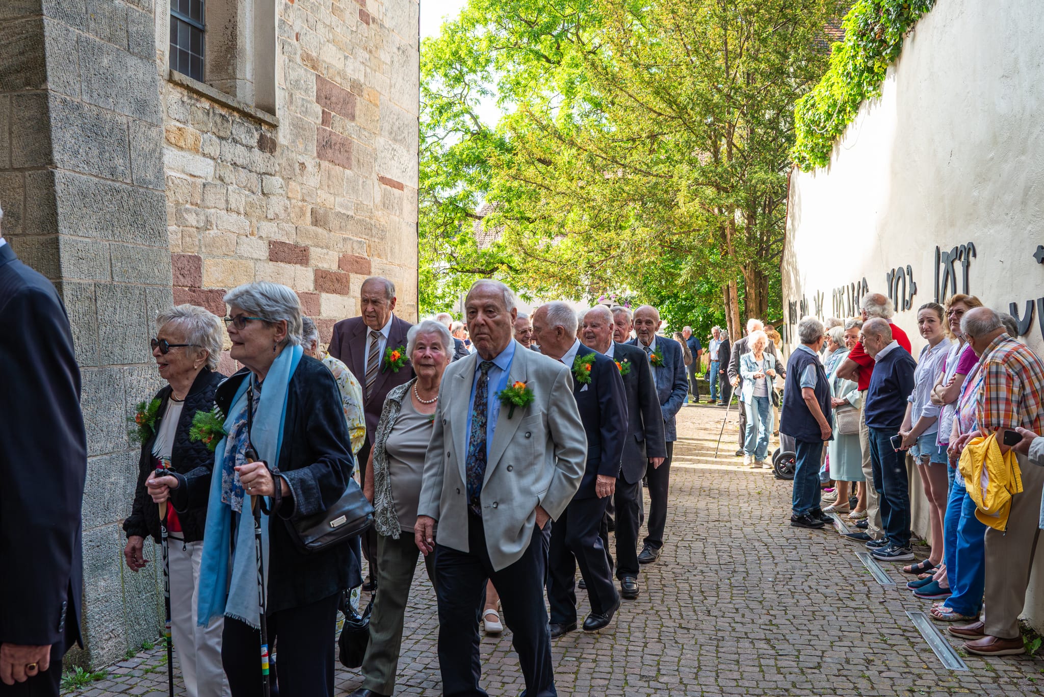 Der Einzug in die Martinskirche gehört zu Jahrgangsfest dazu.