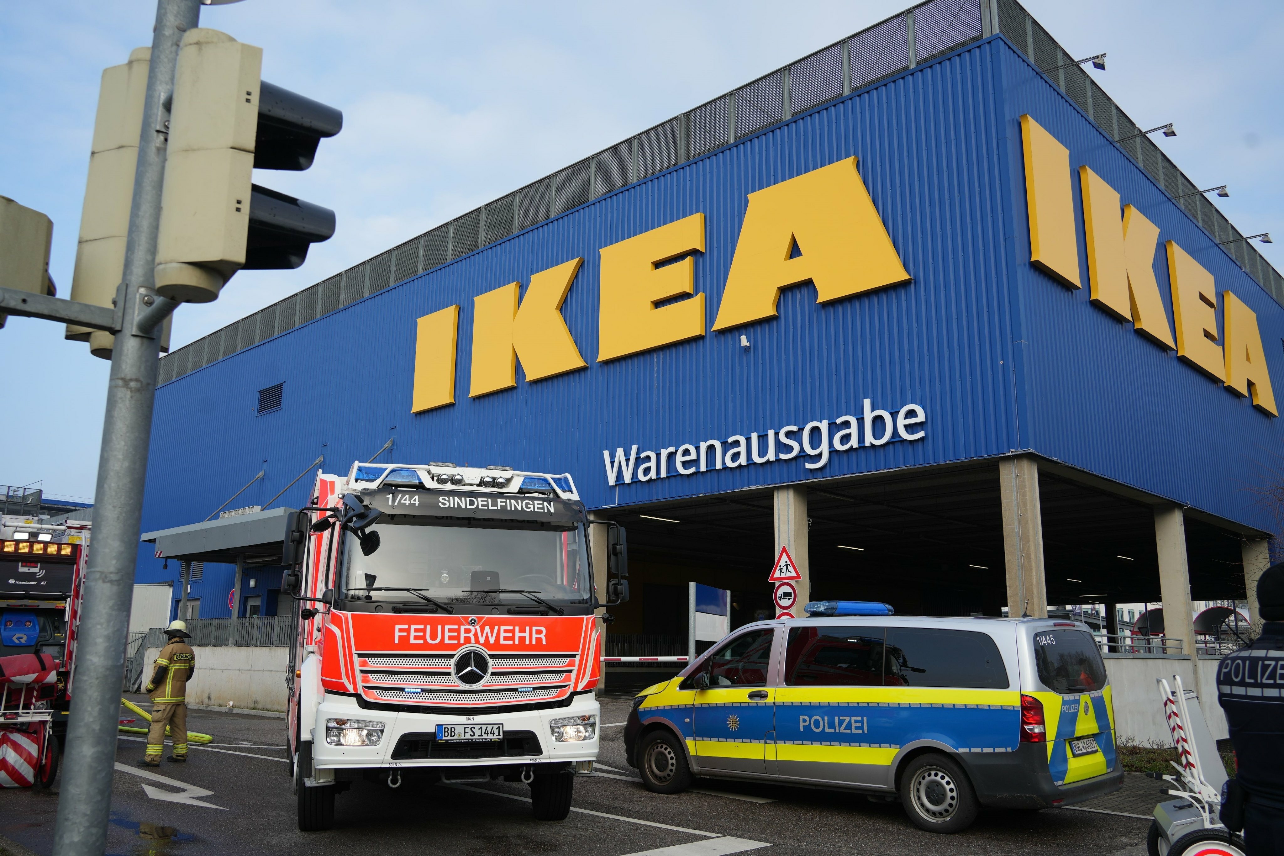 Polizei und Feuerwehr waren schnell vor Ort.