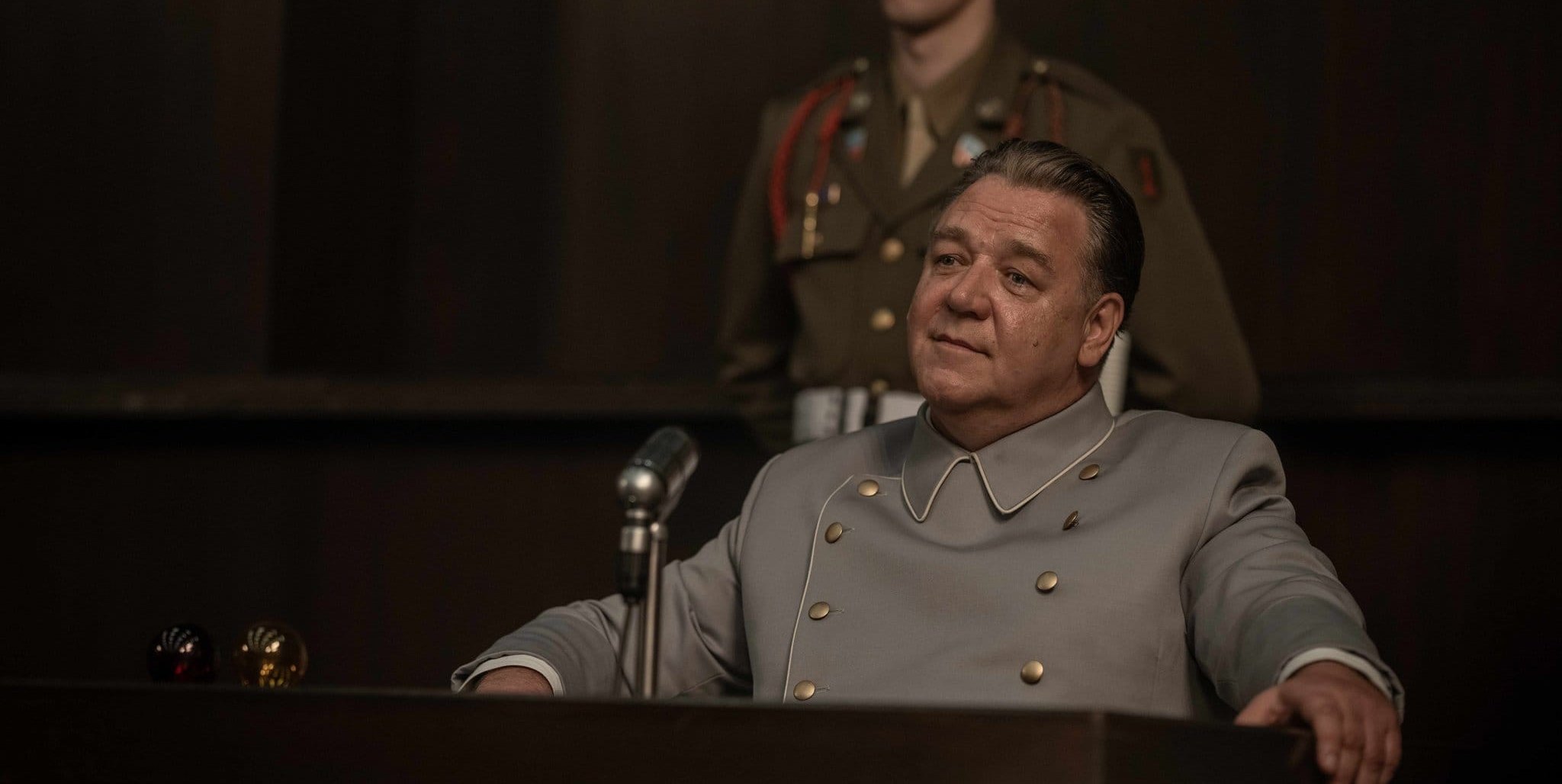 Russel Crowe als Hermann Göring in "Nürnberg".