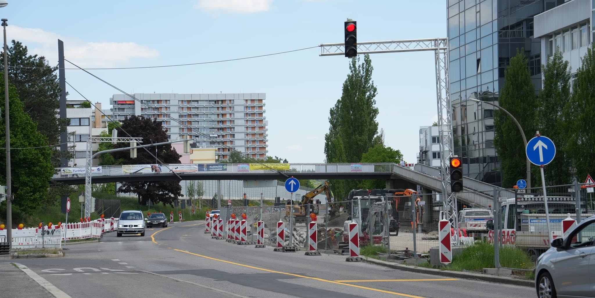 Die Brücke war vom 19. Mai bis 31. Mai schon einmal gesperrt.