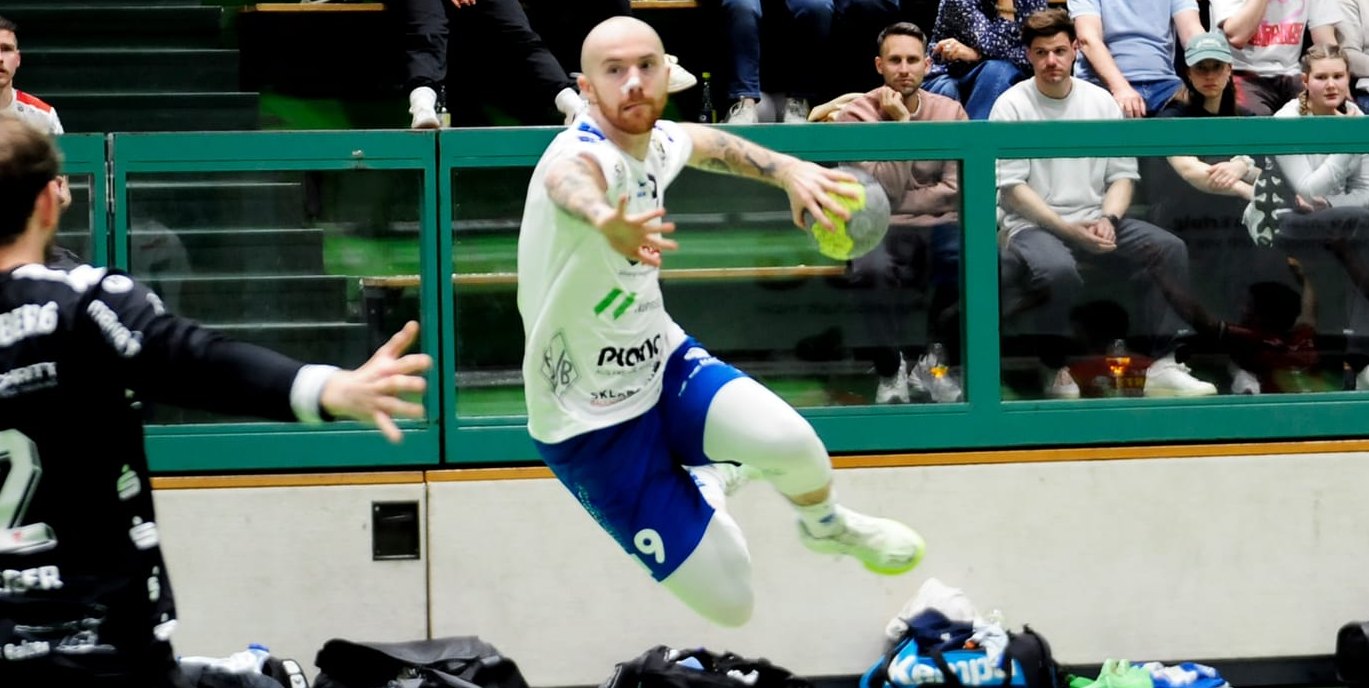 Marian Heinkele war vor dem Spiel fraglich und führte dann mit guter Wurfquote und acht Treffern die Offensive der Bösis an.