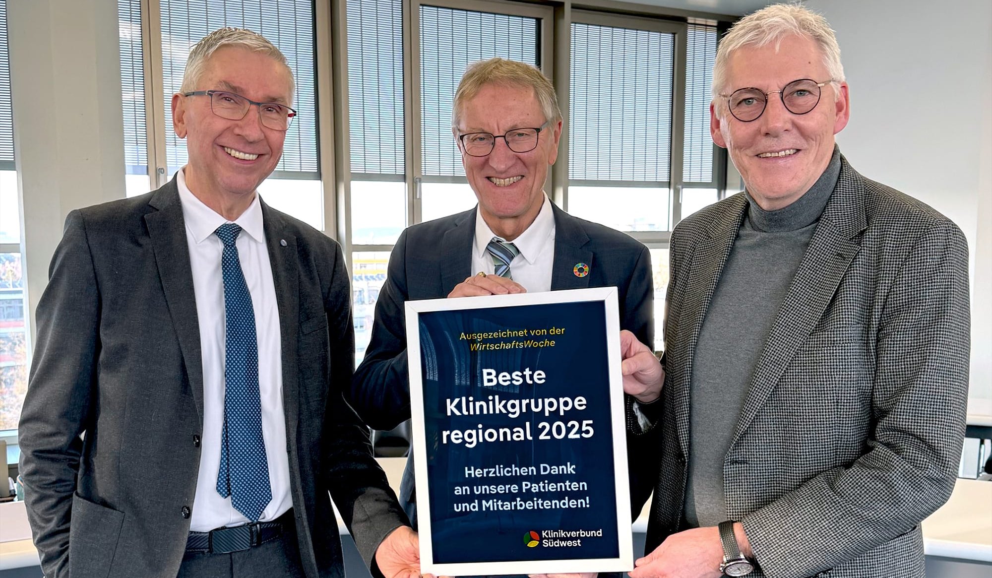 Von links: Alexander Schmidtke, Roland Bernhard und Helmut Riegger.