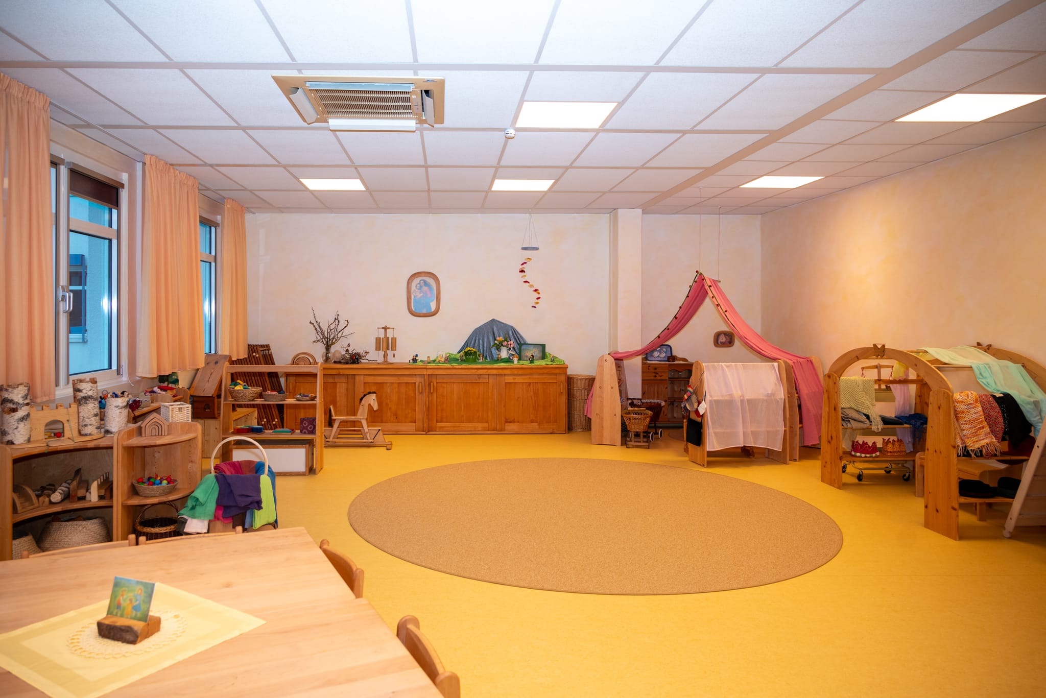 Der Kindergarten Mariposa arbeitet nach der Walddorfpädadogik.