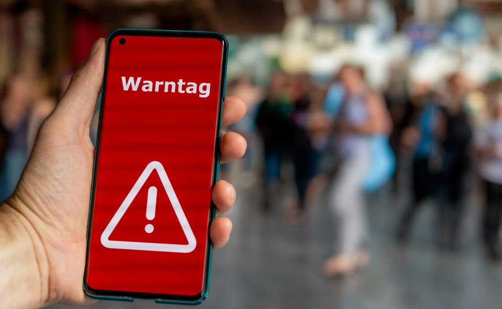 Am 13. März ist Warntag in vier Bundesländern.