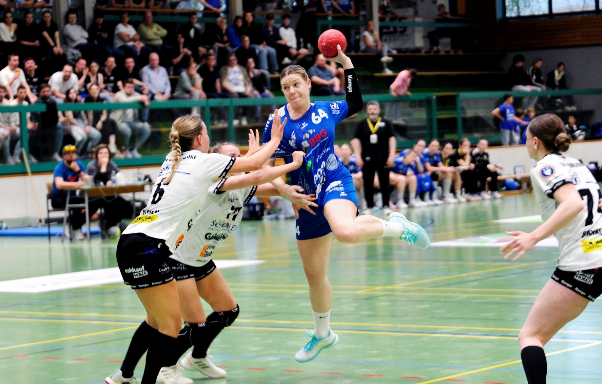 Janina Schandl erzielte beim 34:31-Sieg der HSG Böblingen/Sindelfingen gegen den TSV Denkendorf fünf Tore.