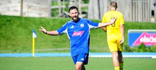 Tahir Bihadir freut sich über einen seiner drei Treffer.