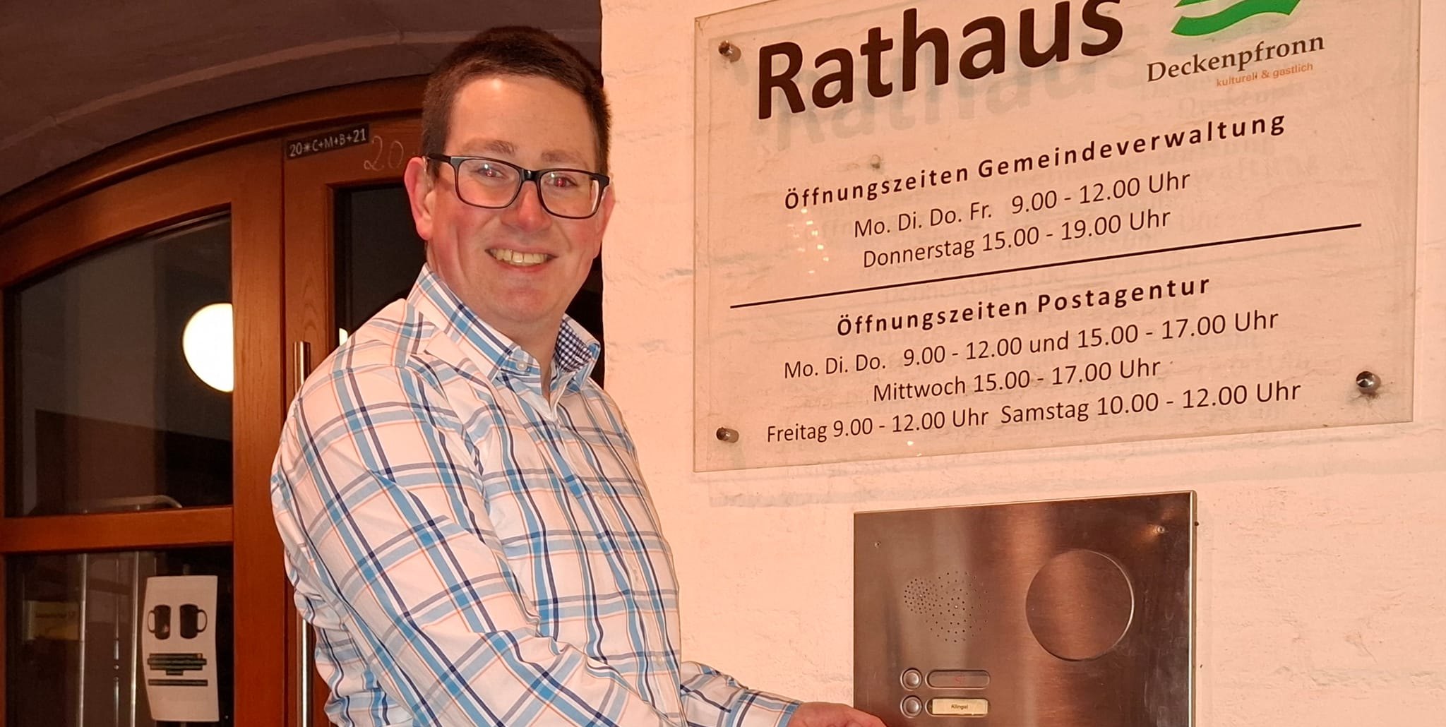 René Weißenberger bewirbt sich als Bürgermeister von Dekenpfronn.