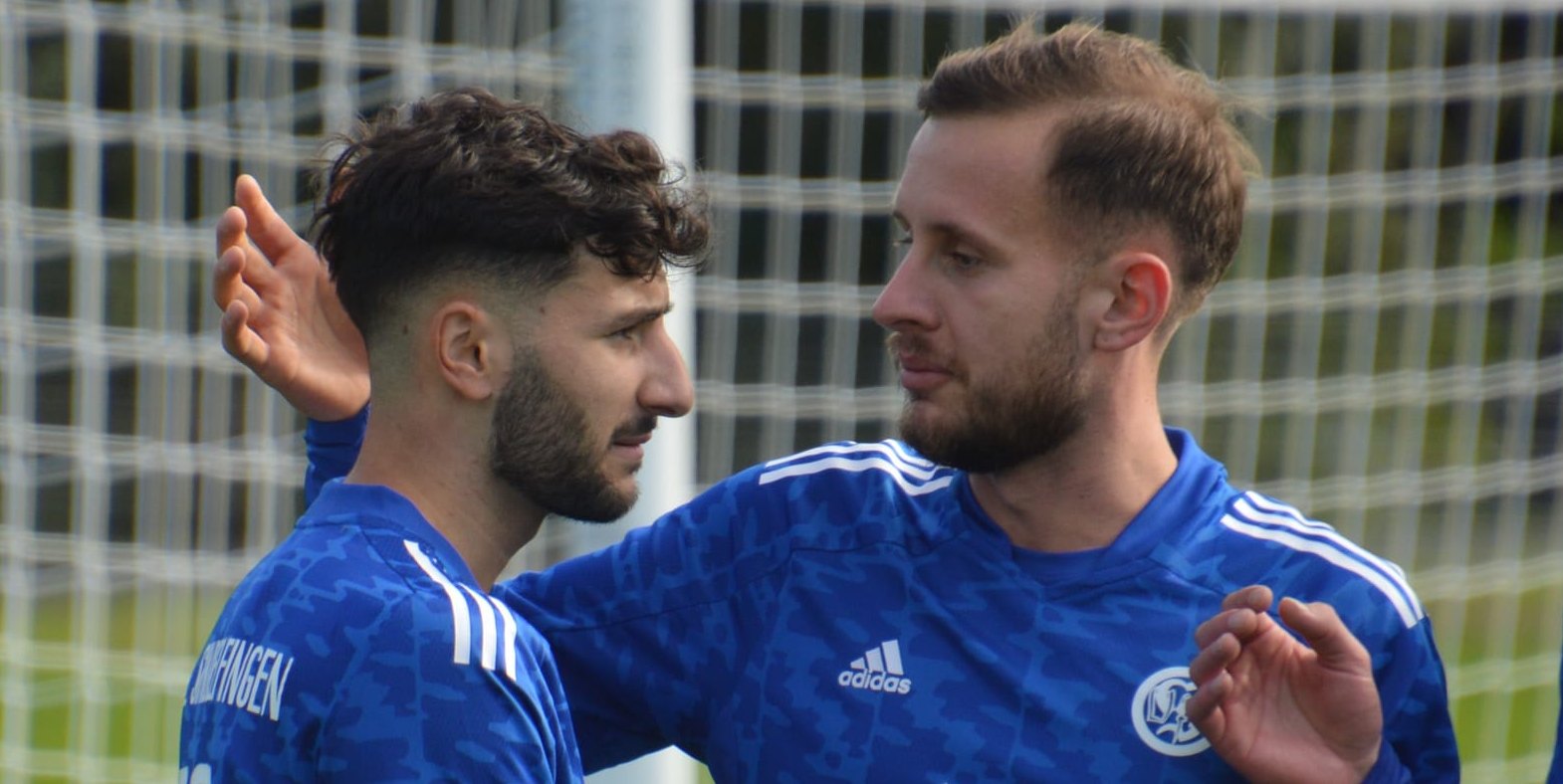 Die beiden Sindelfinger Torschützen Gianluca Gamuzza (links) und Max Brendle.Bild: Zvizdiç