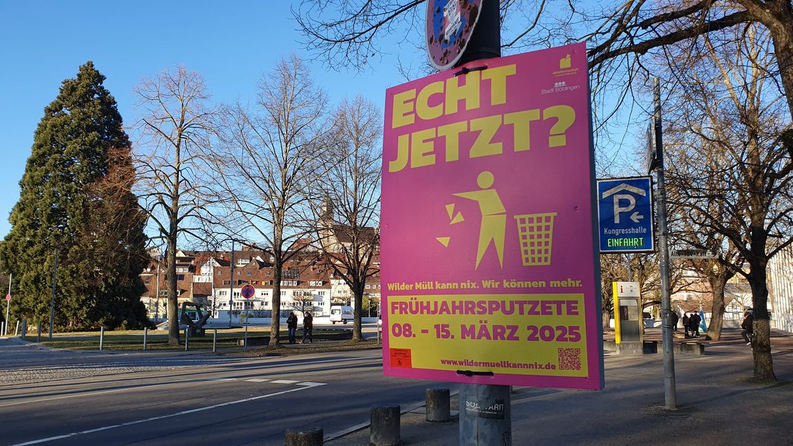 Das Plakat zur Aktion. Bild: Wegner