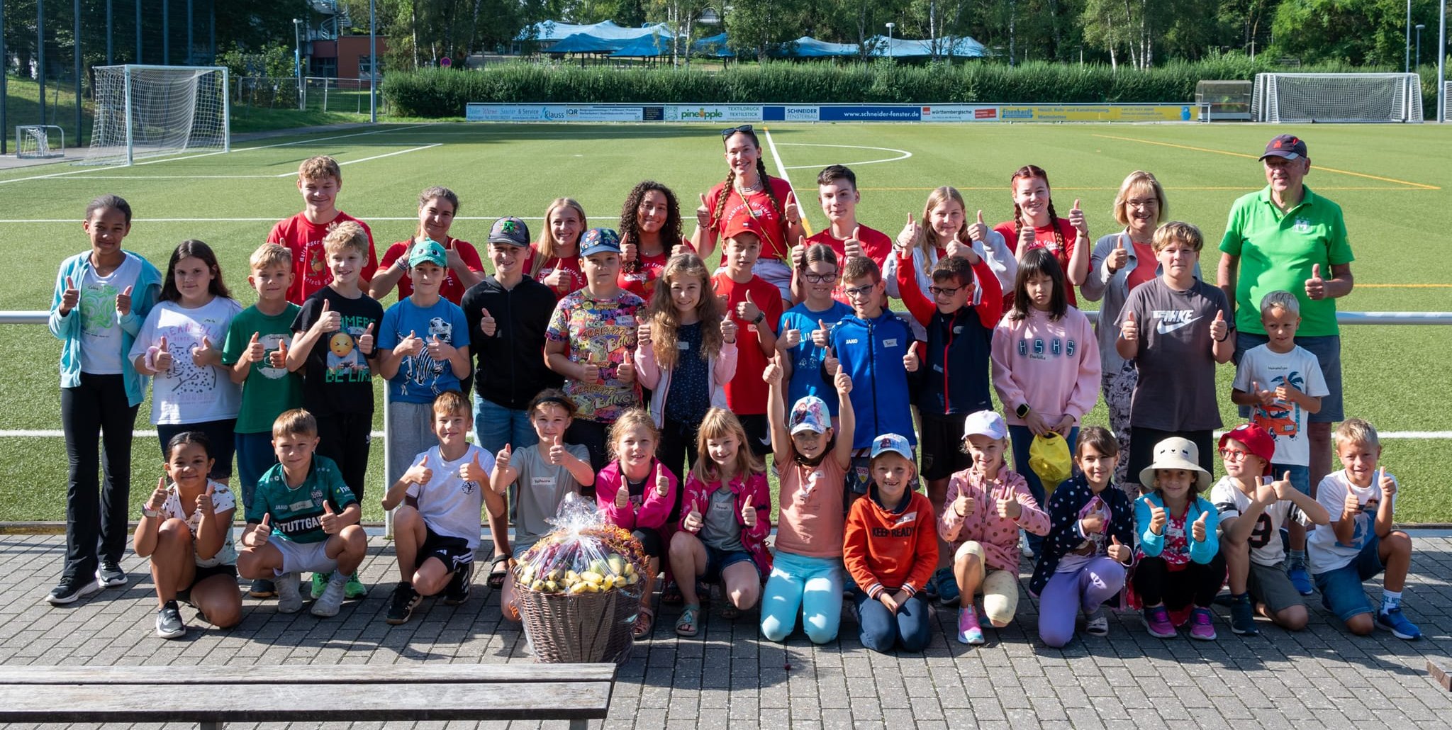 Das Sommerferienprogramm beim Ferienfez finden alle von Anfang an klasse.Bild: Nüßle