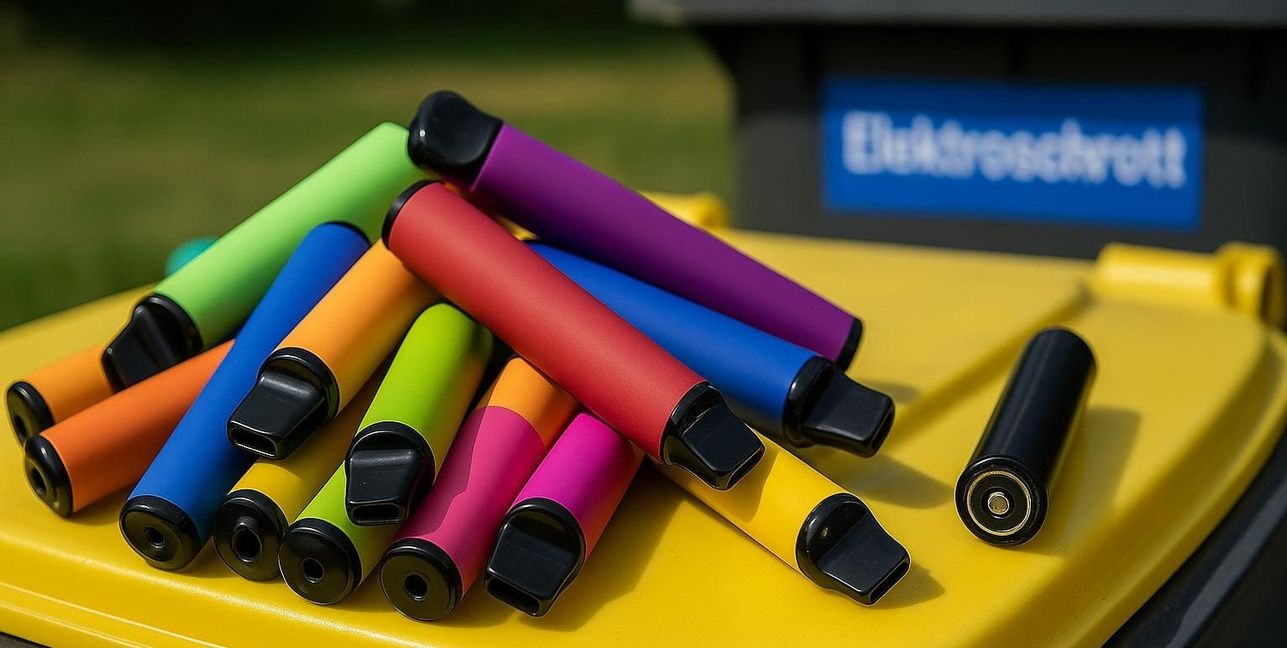 Die Böblinger Abfallwirtschaft warnt: Vapes gehören nicht in den Restmüll, sondern auf den Wertstoffhof.