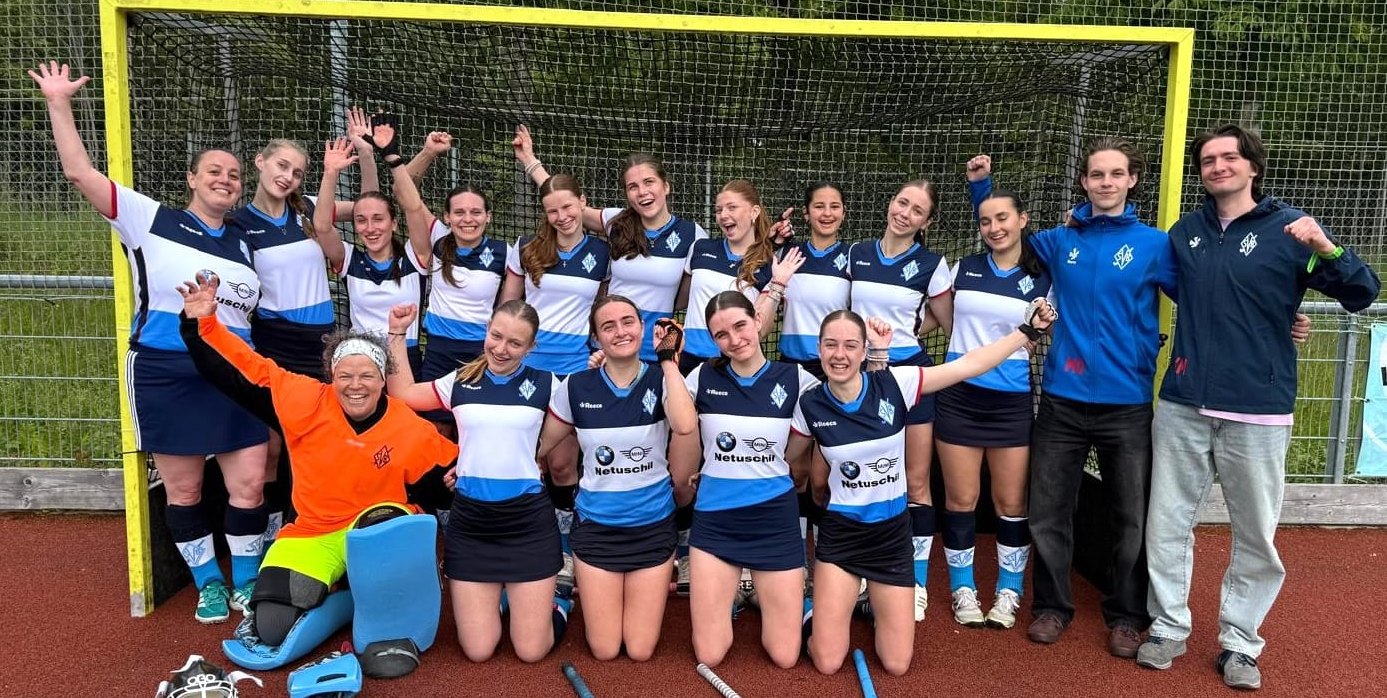 Haben aktuell allen Grund zum Jubel in der Verbandsliga: Die Hockey-Damen der SV Böblingen.