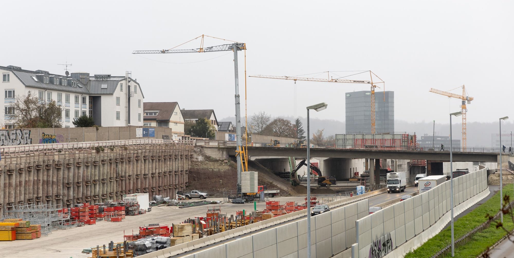 Das heutige Elefantenbrückle über der A 81.