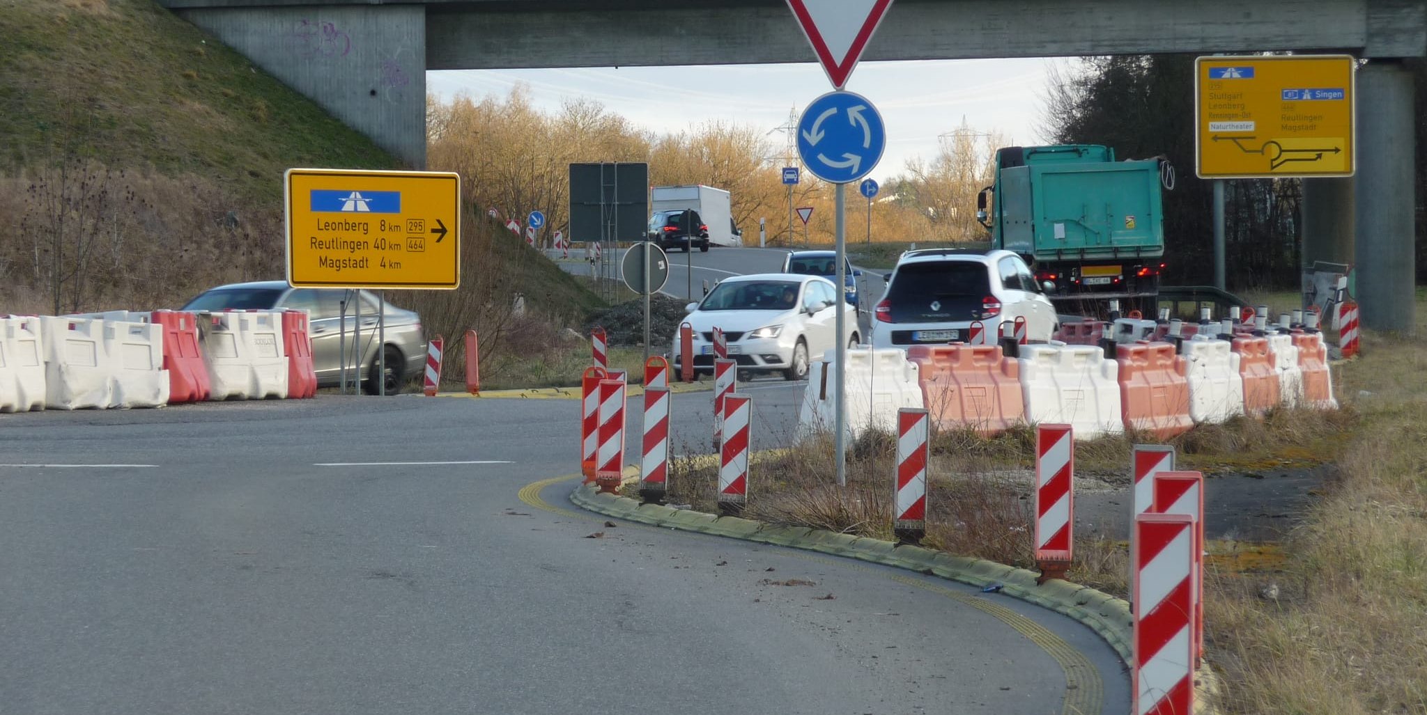 Der Lückenschluss ist das Nadelöhr bei der Verbindung der beiden Bundesstraßen 464 und 295. Bild: Reichert