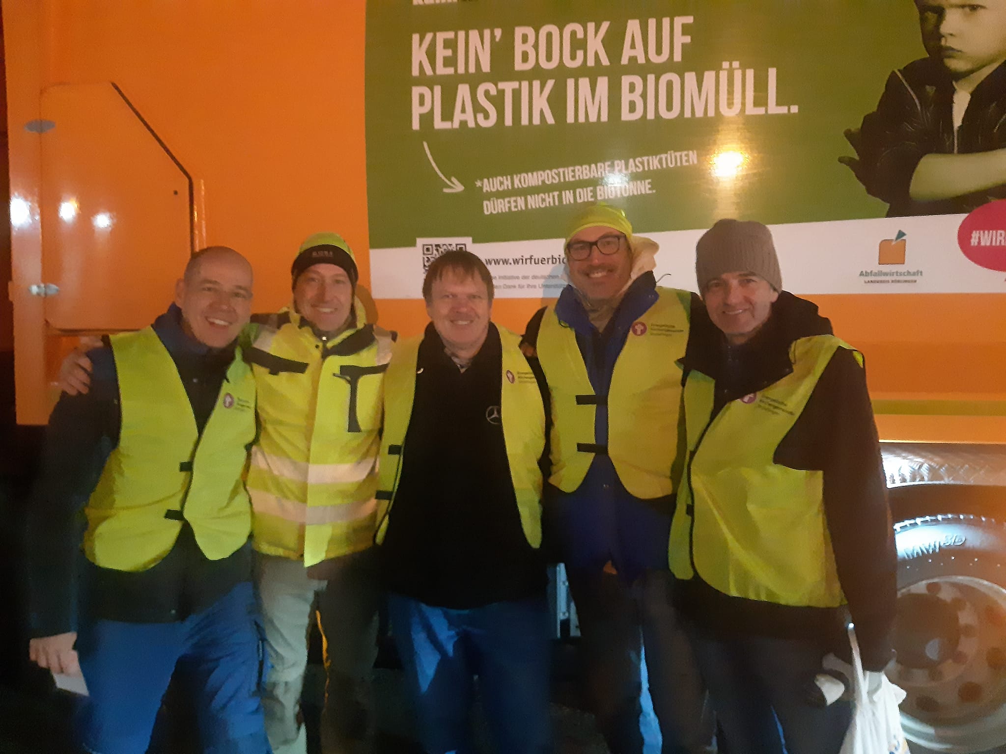 Auf unserem Foto: Daniel Koch, Florian Koch, Michael Klengel, Tobias Decker und Arndt Haferkamp.