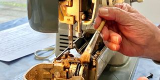 Vieles kann repariert werden - wie diese Nähmaschine.