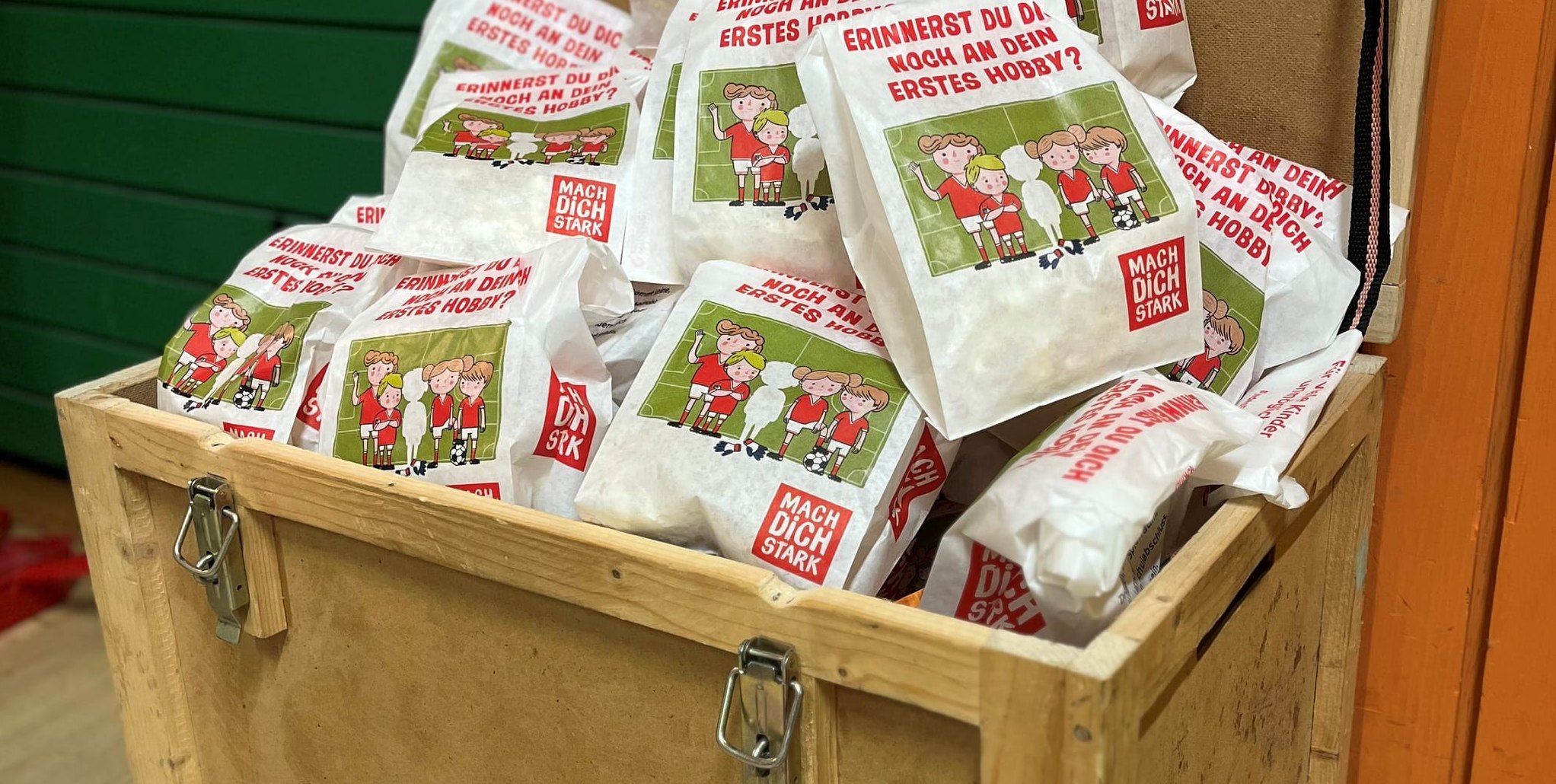 Zum Schluss gab es für jeden noch eine Tüte Popcorn.