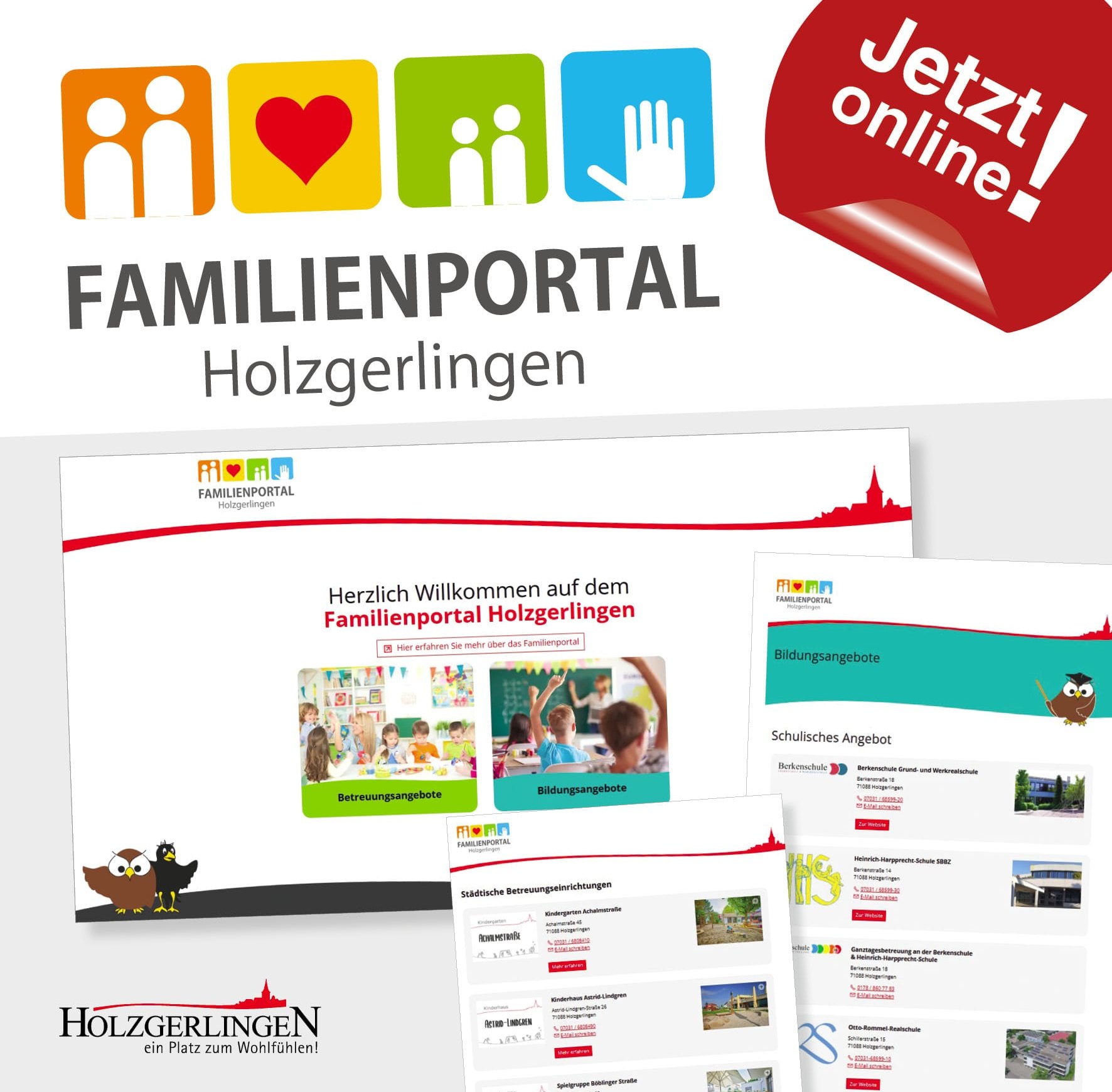 Das Familienportal bündelt die vielfältigen Angebote der Stadt und des Landkreises an einem Ort.